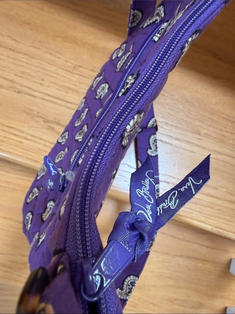 Vera Bradley Simply Violet Quilted Crossbody Bag